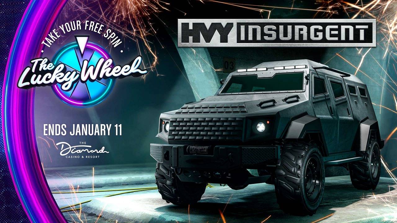 GTA Online Podium Vehicle for January 5-12: HVY Insurgent