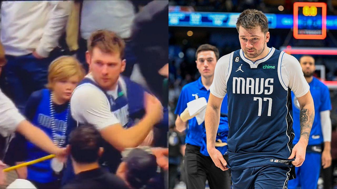 WATCH: Luka Doncic Gets Annoyed at a Fan After Mavs-Clippers Game