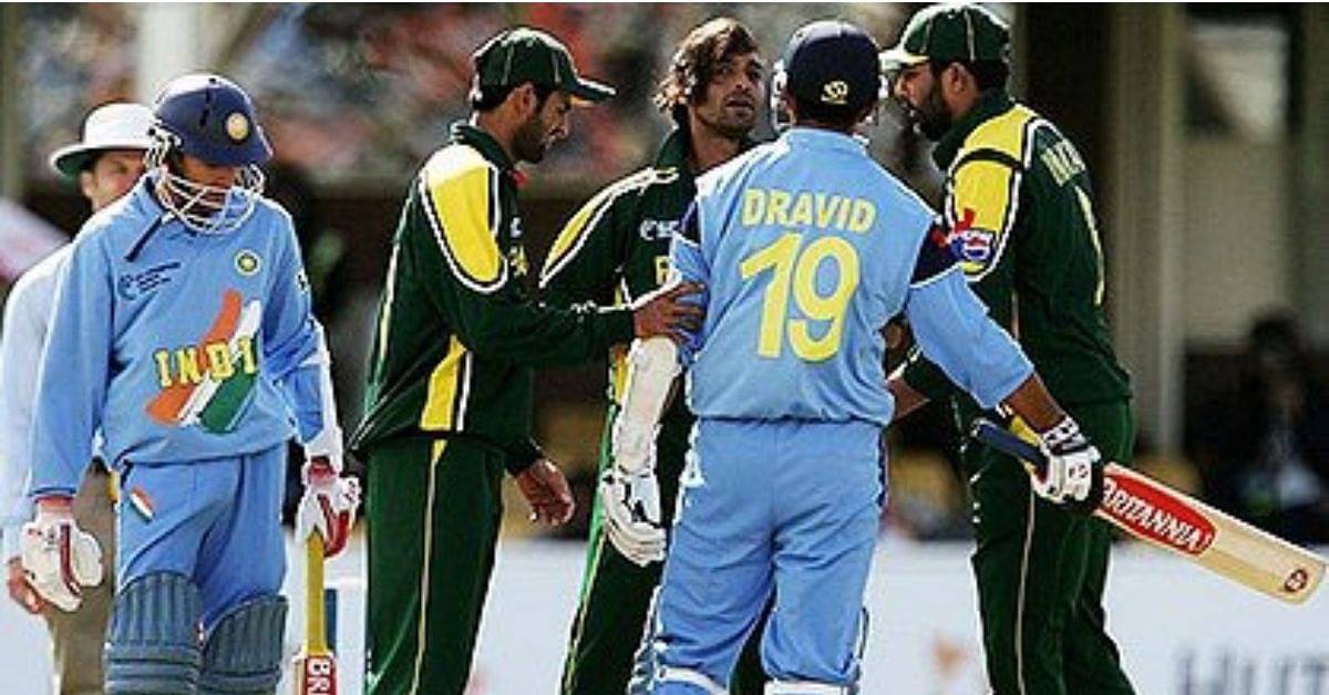 "Rahul Dravid ran into me": Shoaib Akhtar once got surprised by Rahul Dravid's aggressive nature in India-Pakistan Lahore ODI in 2004