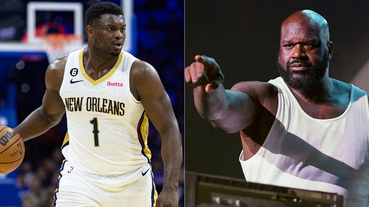 “A bit more explosive than I was!”: Shaquille O’Neal Admits 284LB Zion Williamson Has More Force and Potential for Dominance