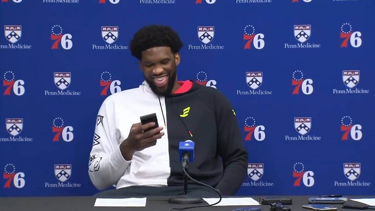 Joel "Troel" Embiid's Response to Kevin Durant on Twitter While Doing his Press Conference Is Absolutely Savage