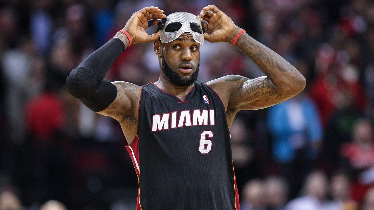 "Only LeBron James Can Make Breaking Your Nose Look Cool": NBA Banned Heat MVP From Wearing Black Mask Despite Explosive Performance vs Knicks