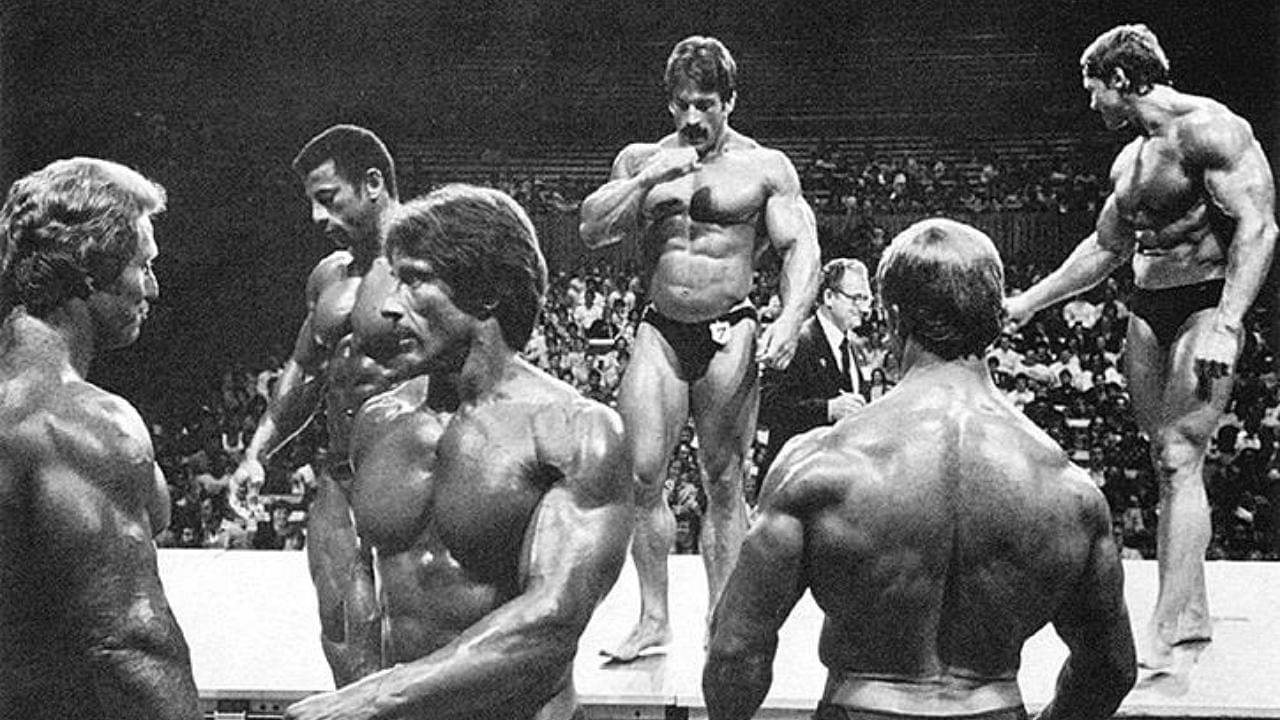 What did Arnold Schwarzenegger do to win 1980 Mr. Olympia?