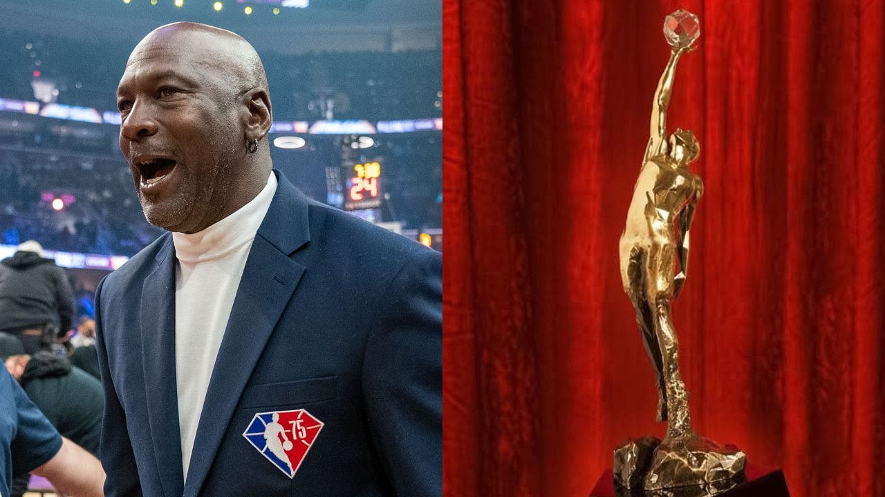 The Michael Jordan MVP Trophy Was Forged in Giannis Antetokounmpo's ...