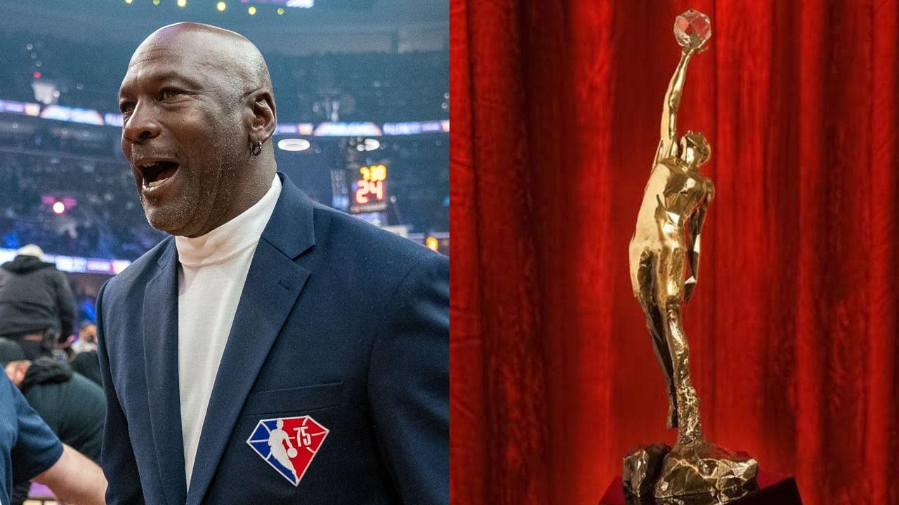 The Michael Jordan MVP Trophy Was Forged in Giannis Antetokounmpo's Current Home!
