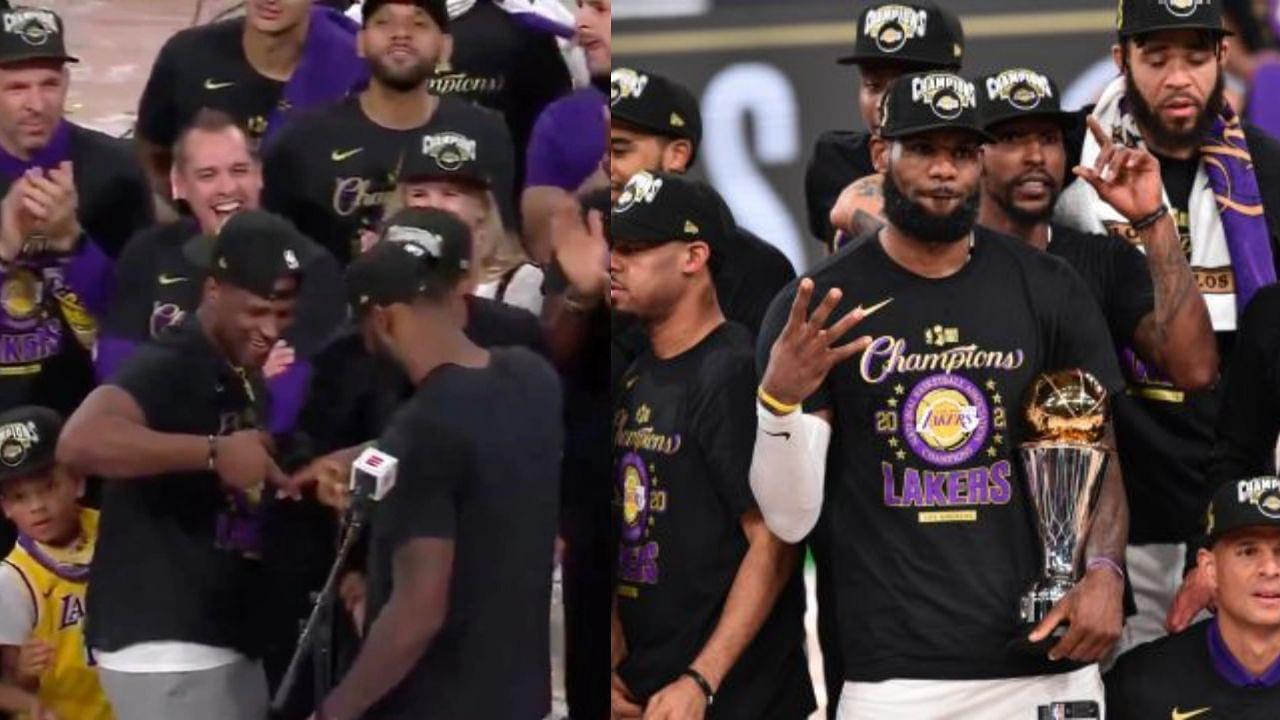 LeBron James GD: How Lakers' Star Was Accused of Making Gang Signs During 2020 Bubble Championship Celebration