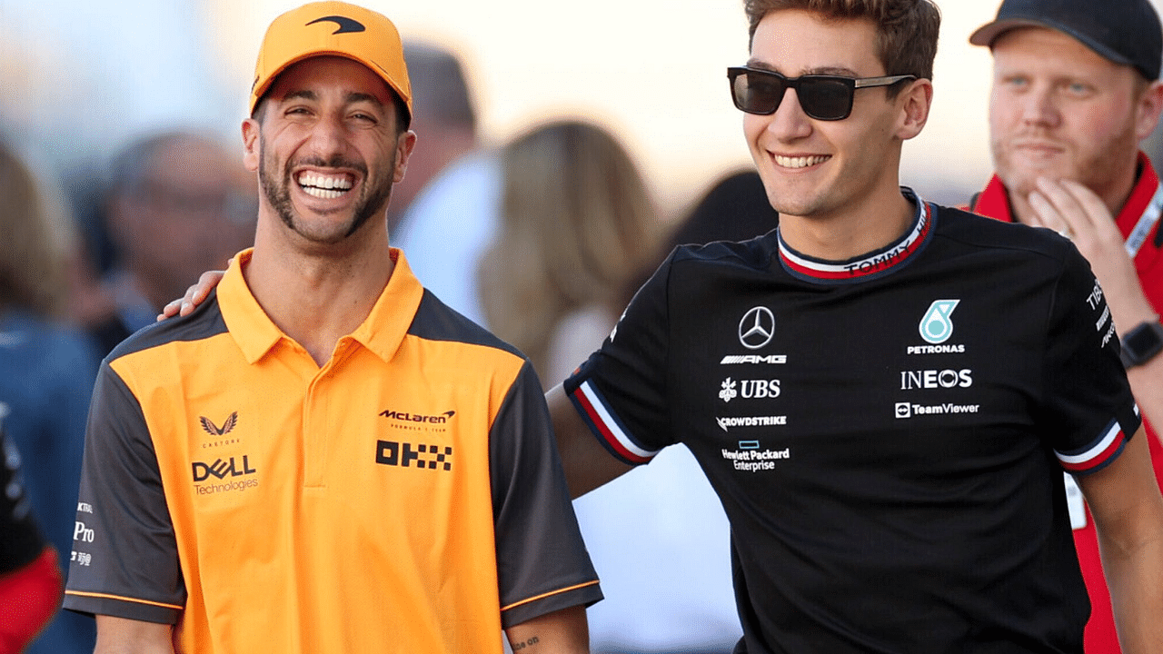 Daniel Ricciardo Insists George Russell Would Do Well as Social Media Influencer