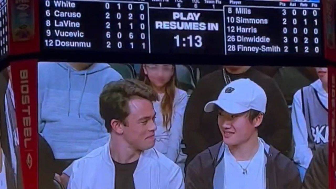 Yuki Tsunoda & Nyck De Vries Were Identified With Wrong Team by NBA at Brooklyn Nets Game