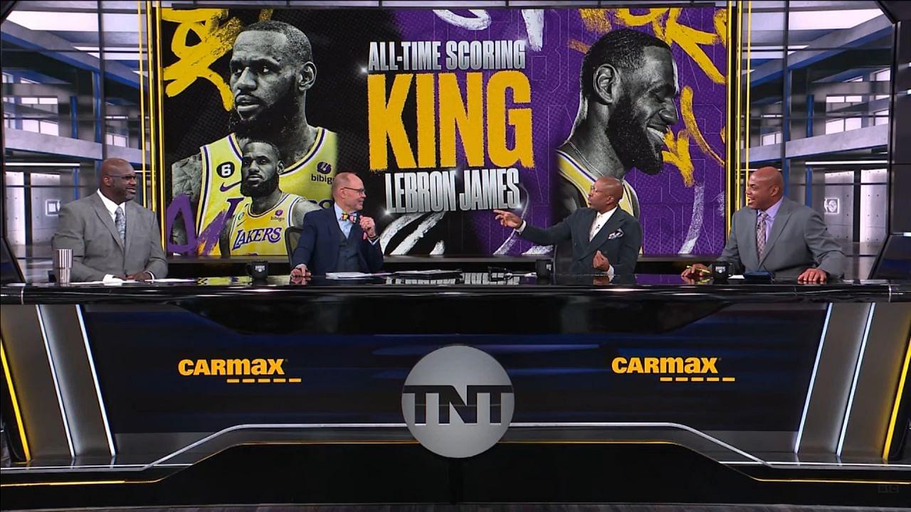 “Row 6? More Like Row 66!”: Shaquille O’Neal Trolled Kenny Smith On Inside the NBA for His Seats on LeBron James’ Record Night