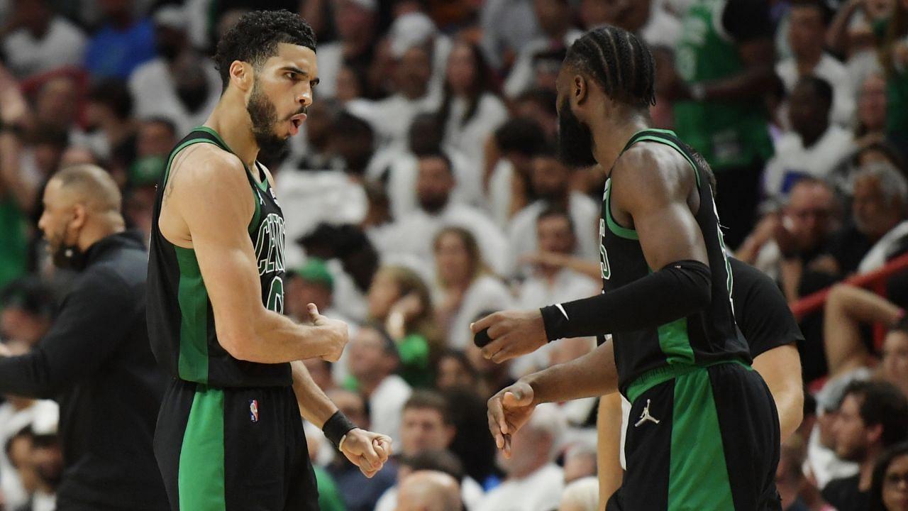 Jayson Tatum and Jaylen Brown Set New Scoring Record As Celtics Blow Brooklyn Nets Out 139-86