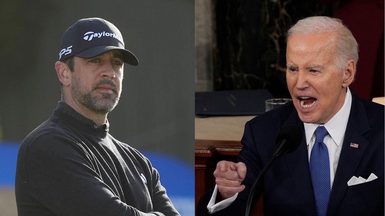 Aaron Rodgers and Joe Biden