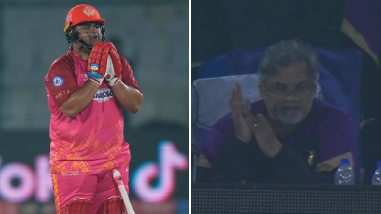"Dad's clapping, not smiling": Moin Khan son Azam Khan misses PSL fastest century record despite scintillating knock vs Quetta Gladiators