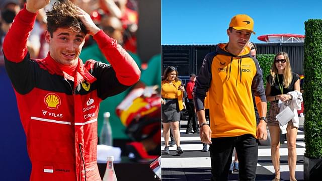 Charles Leclerc Once Judged Lando Norris for Eating Burger During Live Stream; Latter Shouts Back in Defense