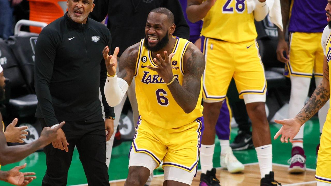 “LeBron James with the historic histrionics!”: Skip Bayless and Shannon Sharpe Have Contradicting Opinions Lakers Star’s reaction to Non-Call Foul