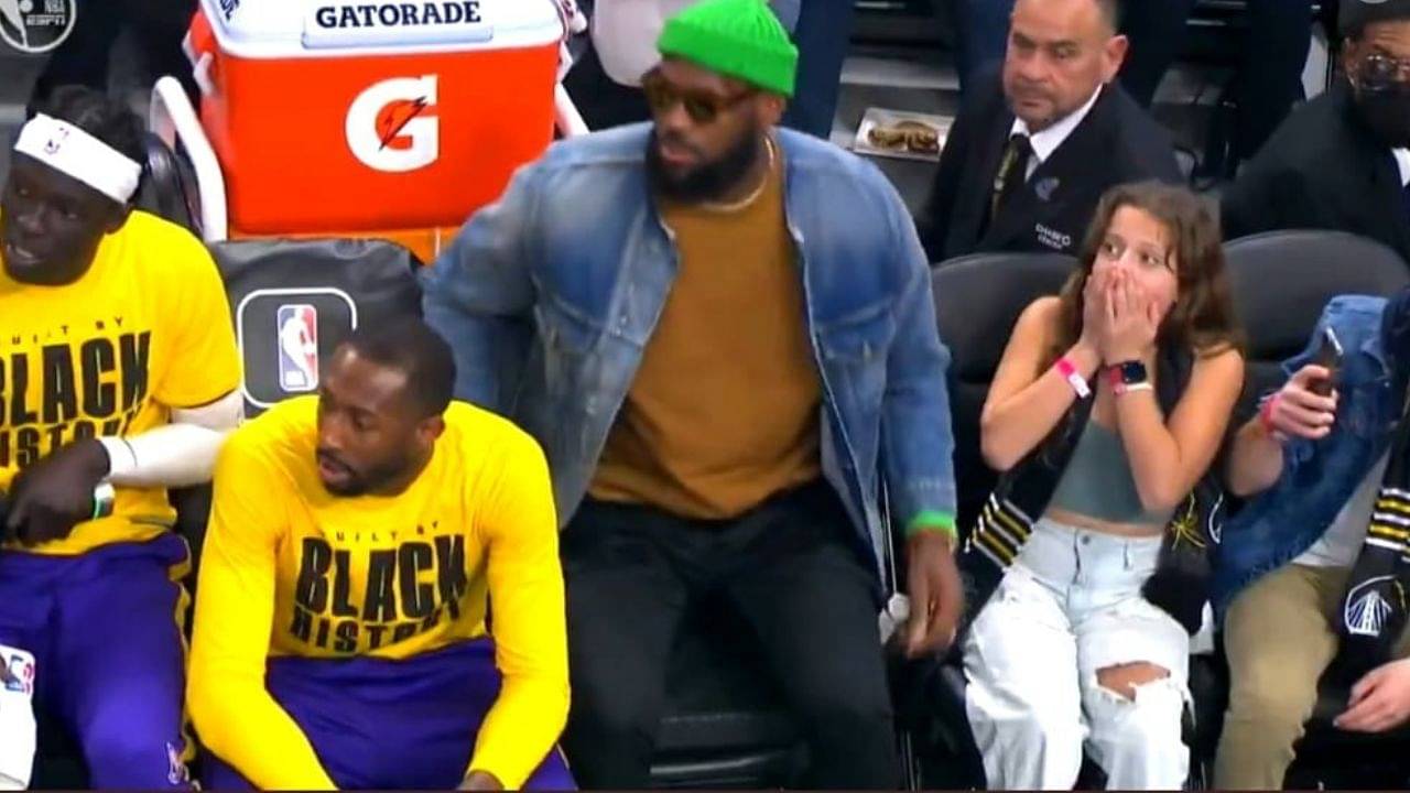 Who Is The Girl Who Went Viral After LeBron James Sat Next To Her At ...