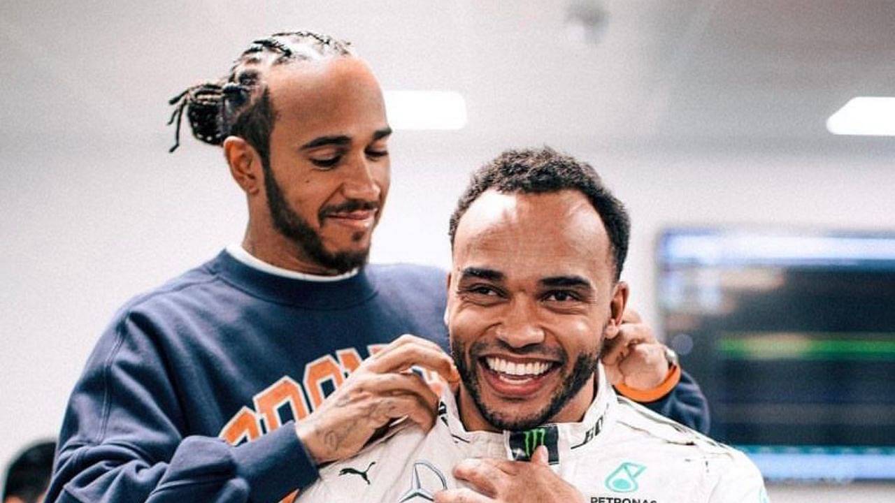 Who is Lewis Hamilton's brother Nicholas Hamilton and what does he do?