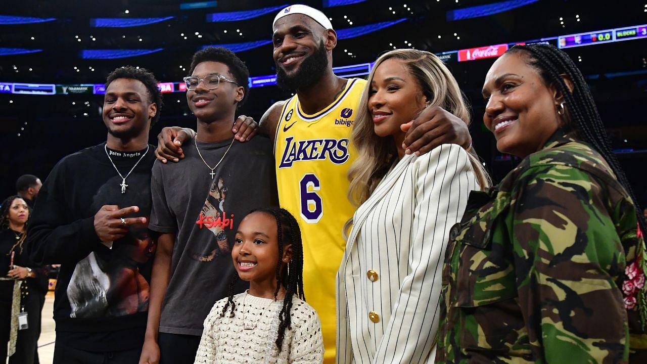 “Keep Going Bronny James!”: LeBron James Couldn’t Contain His Excitement Following Son’s Nike Hoop Summit Selection