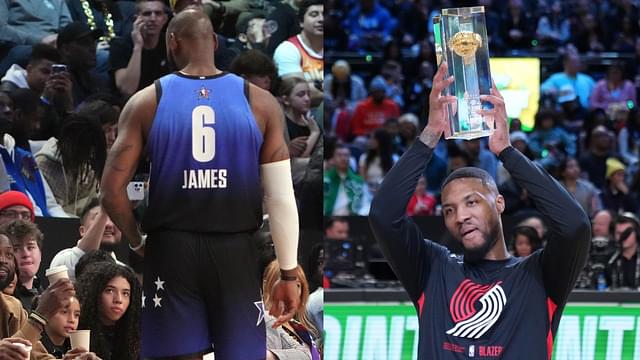 "Lebron James doing the old man s**t": NBA Fans react to King James Reminding Damian Lillard He is 'Old' During the All-Star Game