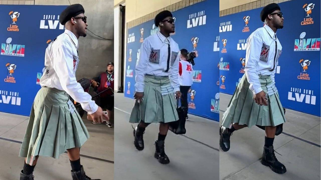 JuJu Smith Schuster's Super Bowl Outfit