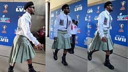 JuJu Smith Schuster's Super Bowl Outfit