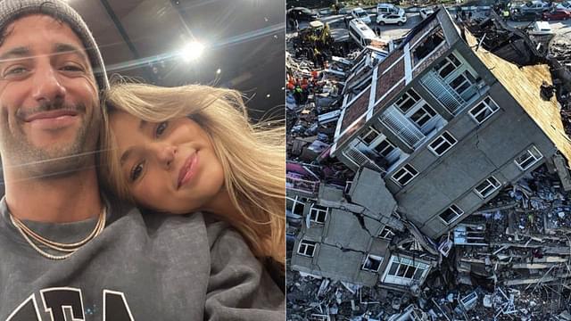 Daniel Ricciardo’s Girlfriend Pledges $250K for Turkey Syria Earthquake Relief