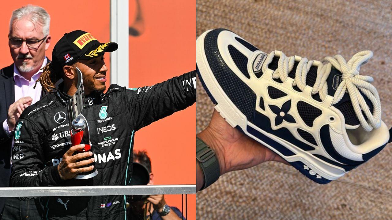 Lewis Hamilton Flexes His $1340 Worth New Shoes on His Instagram