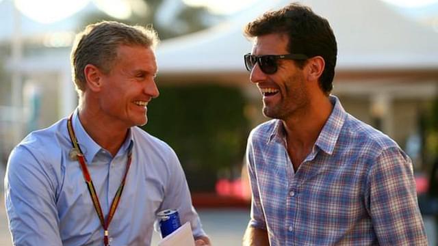 Former Red Bull Racing drivers David Coulthard and Mark Webber share hilarious 'Titanic' moment; WATCH