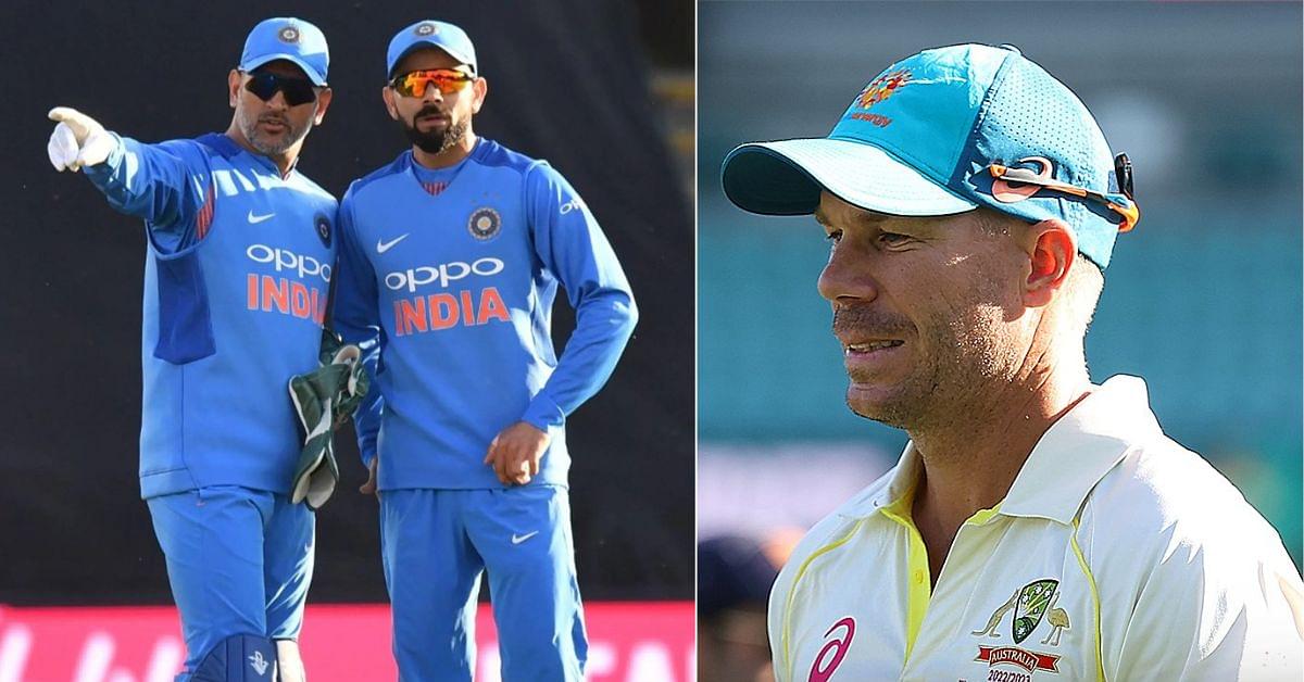 "He is nurturing Virat": When David Warner credited MS Dhoni for Virat Kohli's captaincy success in International cricket