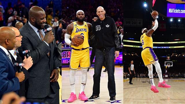 “If I was LeBron James, I'd Skyhook”: Shaquille O'Neal Wanted Lakers Legend to Take Over KAJ With His Trademark Shot Before He Did it With a Fadeaway