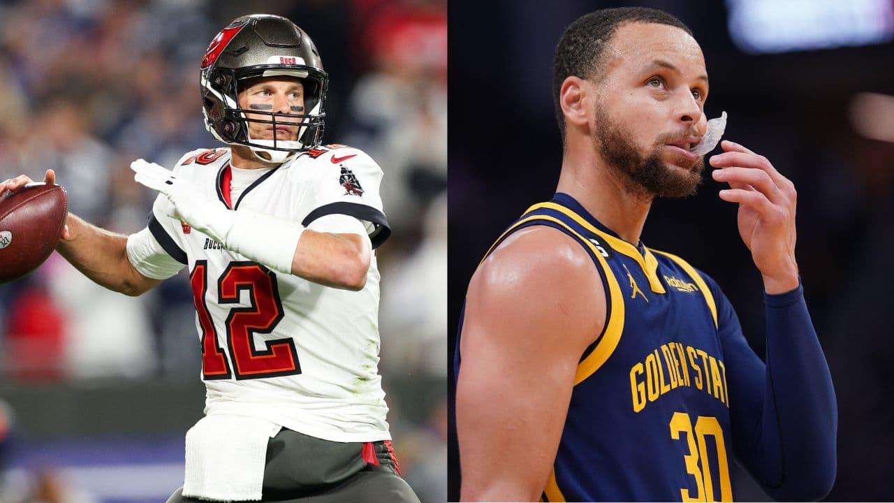 Tom Brady and Stephen Curry