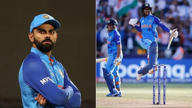 "More power to all of you": Proud Virat Kohli rejoices on Indian women team's record run-chase vs Pakistan in T20 World Cup 2023