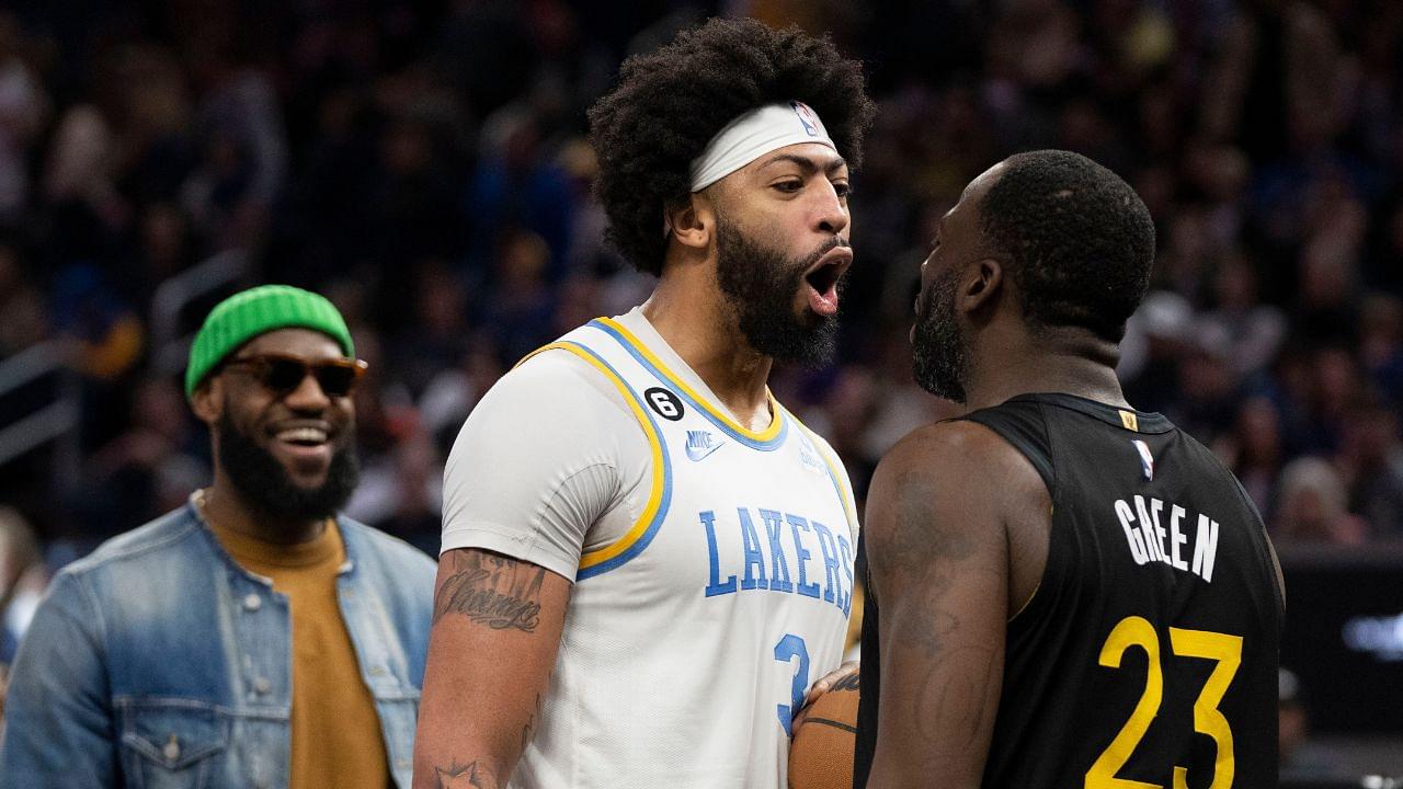 "LeBron James Enjoyed Anthony Davis and Draymond Green jawing": Lakers Superstar Gives Warriors DPOY Shoulder Rub After Confrontation