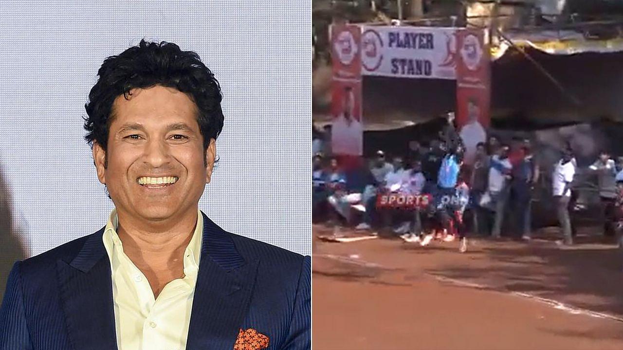 "This is what happens...": Sachin Tendulkar's amusing take on Viral video of boundary catch in tennis-ball match