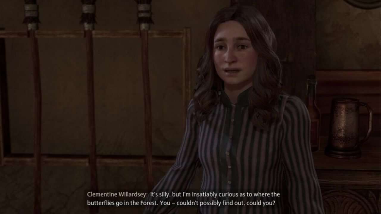 Follow the Butterflies quest Hogwarts Legacy How to complete this side