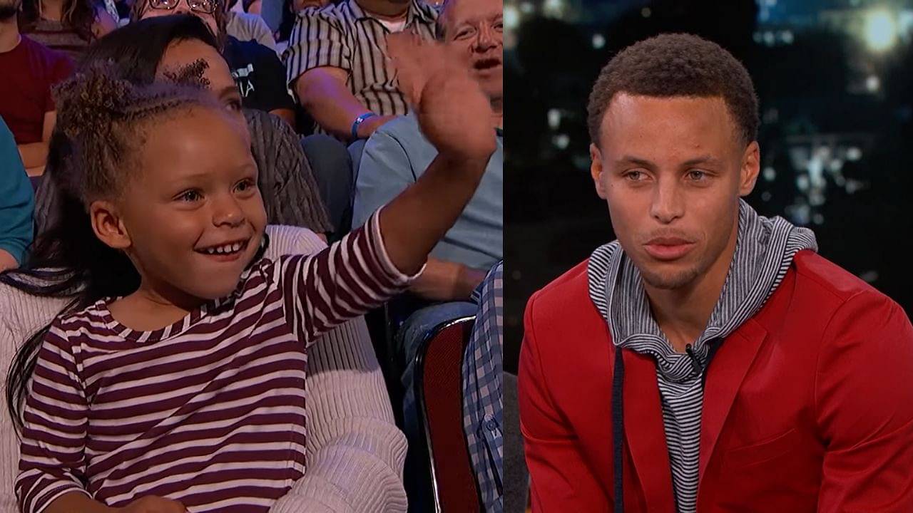 Riley Curry Once Adorably Stole the Spotlight From Stephen Curry at Jimmy Kimmel Live - The SportsRush