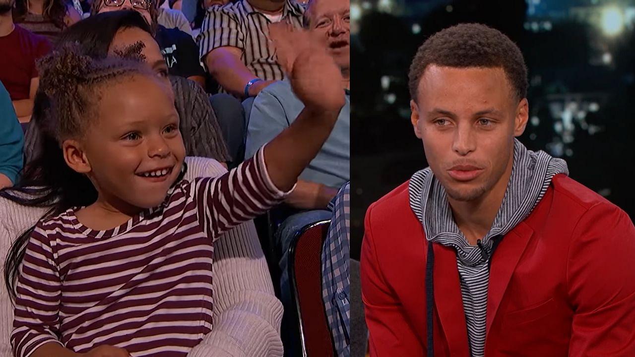 Riley Curry Once Adorably Stole the Spotlight From Stephen Curry at Jimmy Kimmel Live