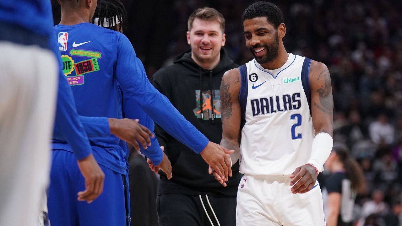 Mavericks guard Kyrie Irving doesn't want to talk contract extension: 'It  puts unwarranted distractions on us