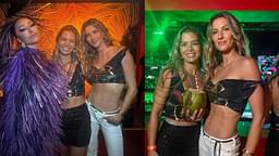 Gisele Bündchen partying with friends
