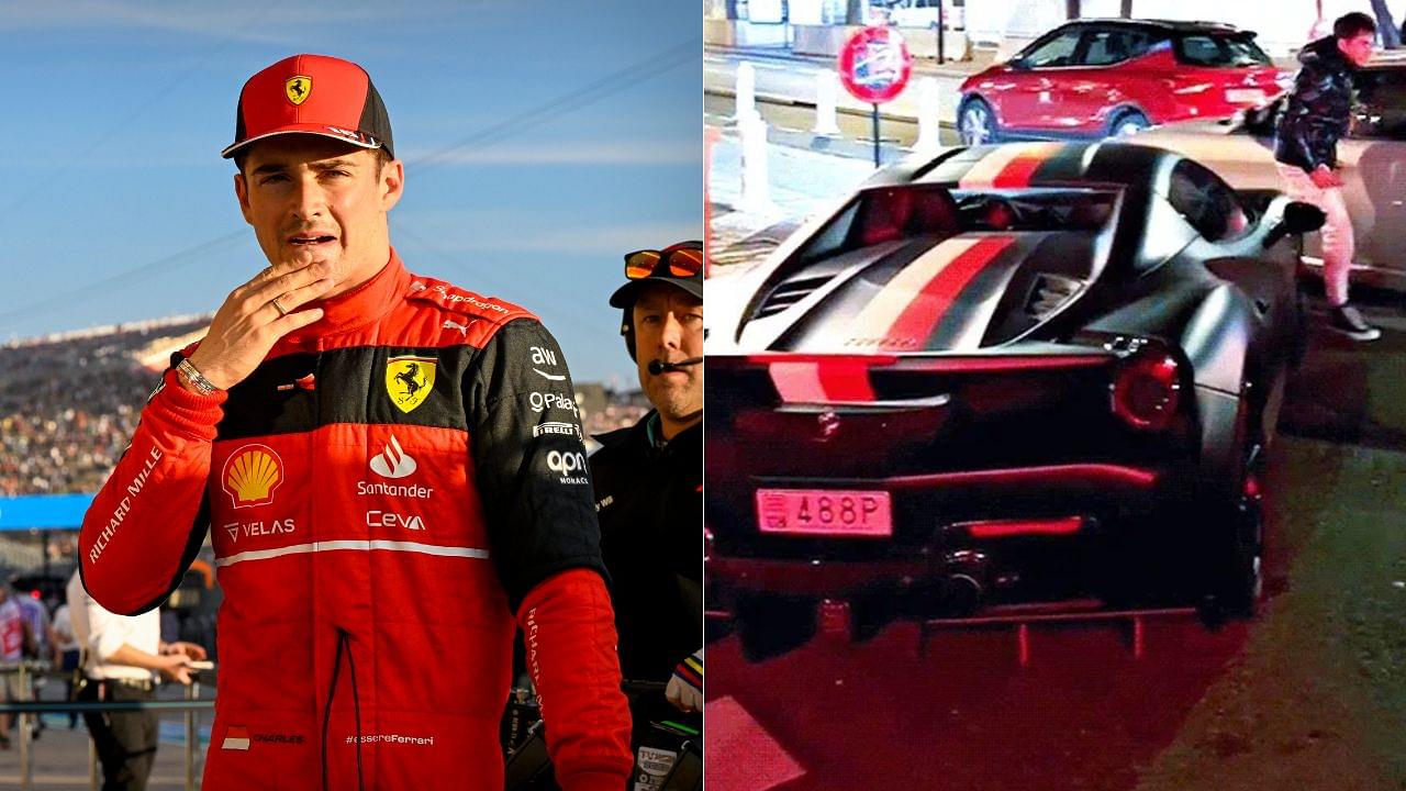 Evidences of Poor Parking by Charles Leclerc Leaves the F1 Fans in Splits