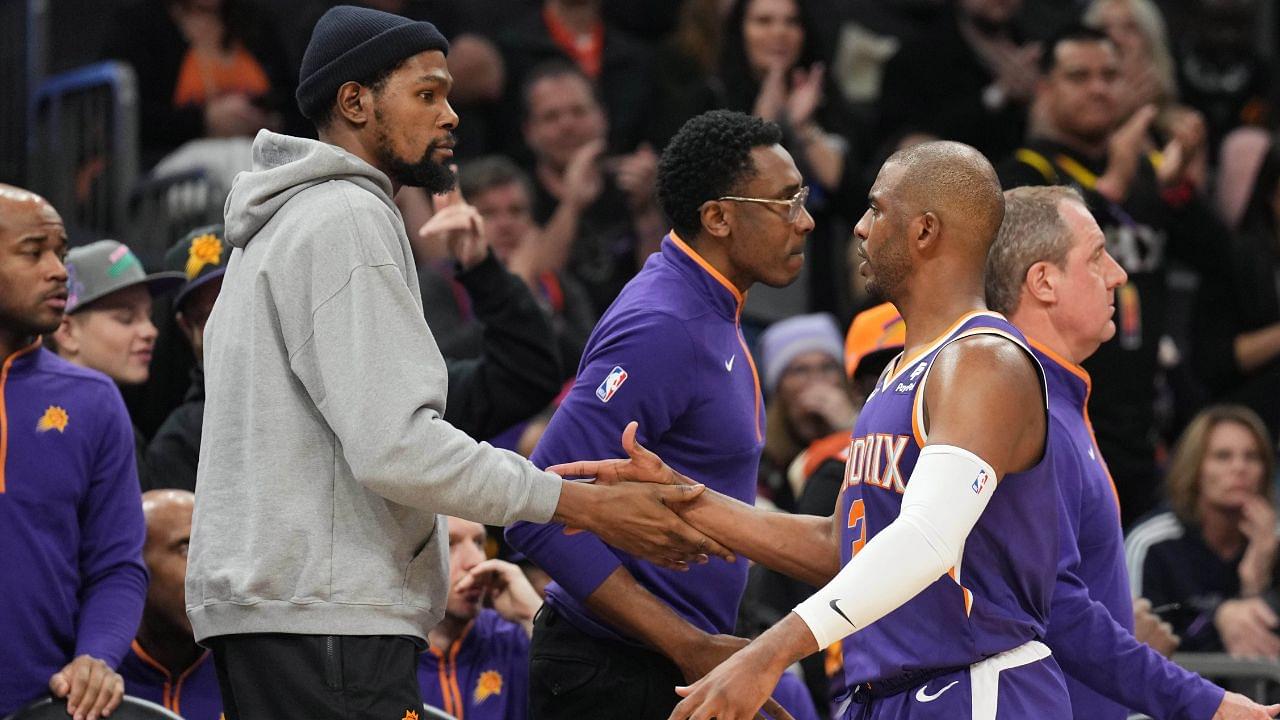 WATCH: Chris Paul Pokes Kevin Durant, Claiming to be One of the Few Who Could Guard the 4x Scoring Champ