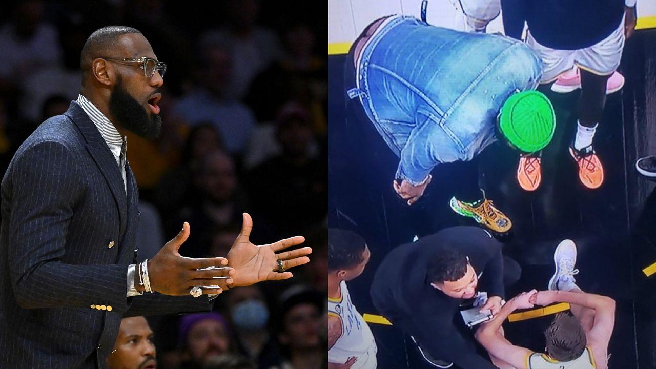 "LeCrack": NBA Twitter Reacts To LeBron James' 'Embarrassing' Wardrobe Malfunction