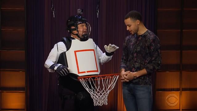 “This Is the Pinnacle of Your NBA Career!”: When Stephen Curry Tested His Mettle on ‘Human Basketball Hoop’ With James Corden