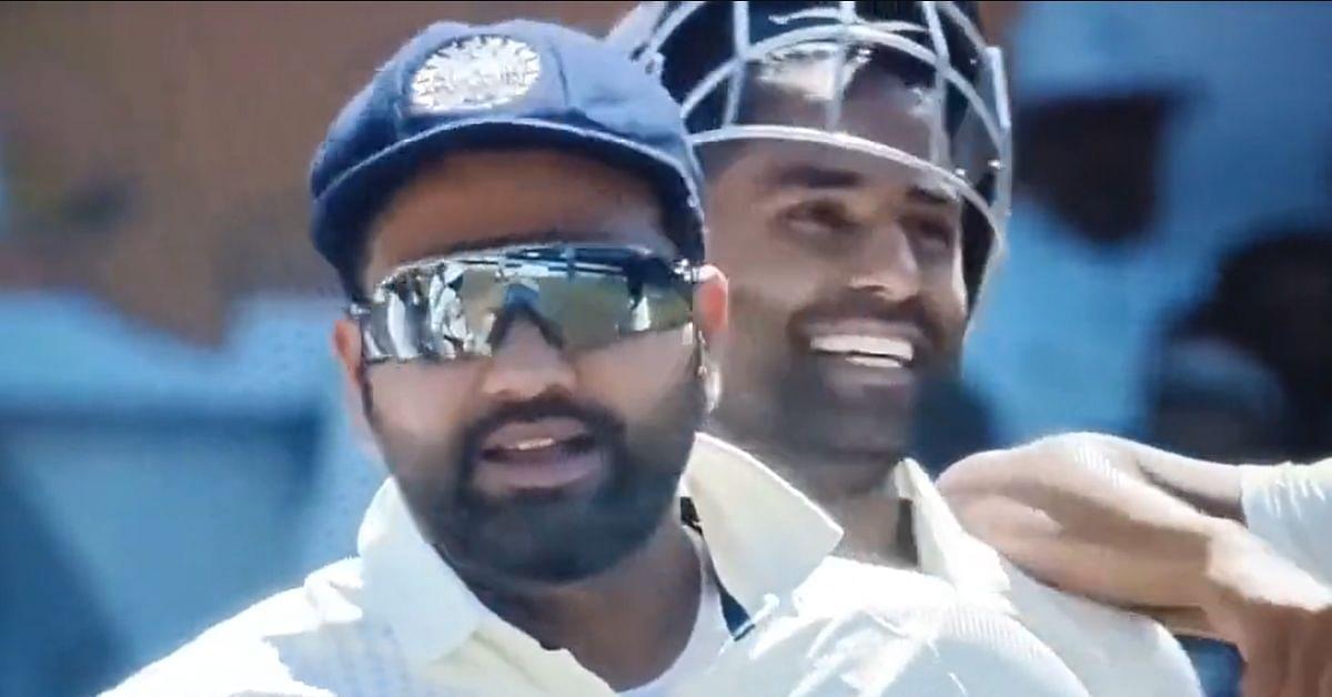 WATCH: Rohit Sharma abuses hilariously as camera continuously pans at him during DRS review in Nagpur Test