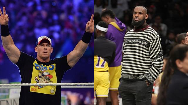“LeBron James, I’ll Dribble Your Face Like a Spalding Basketball!”: When John Cena Challenged 250lbs Superstar to a Wrestling Match