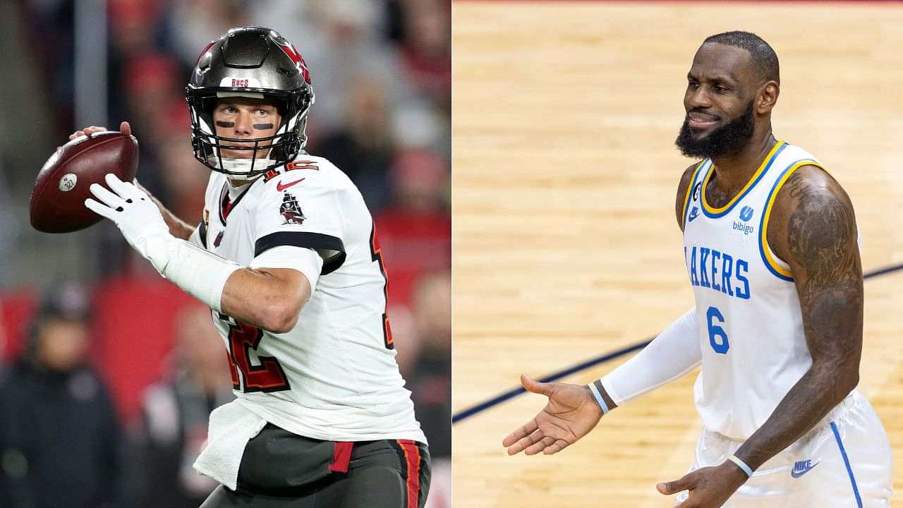 Lakers' LeBron James inspired by Buccaneers' Tom Brady, but unsure