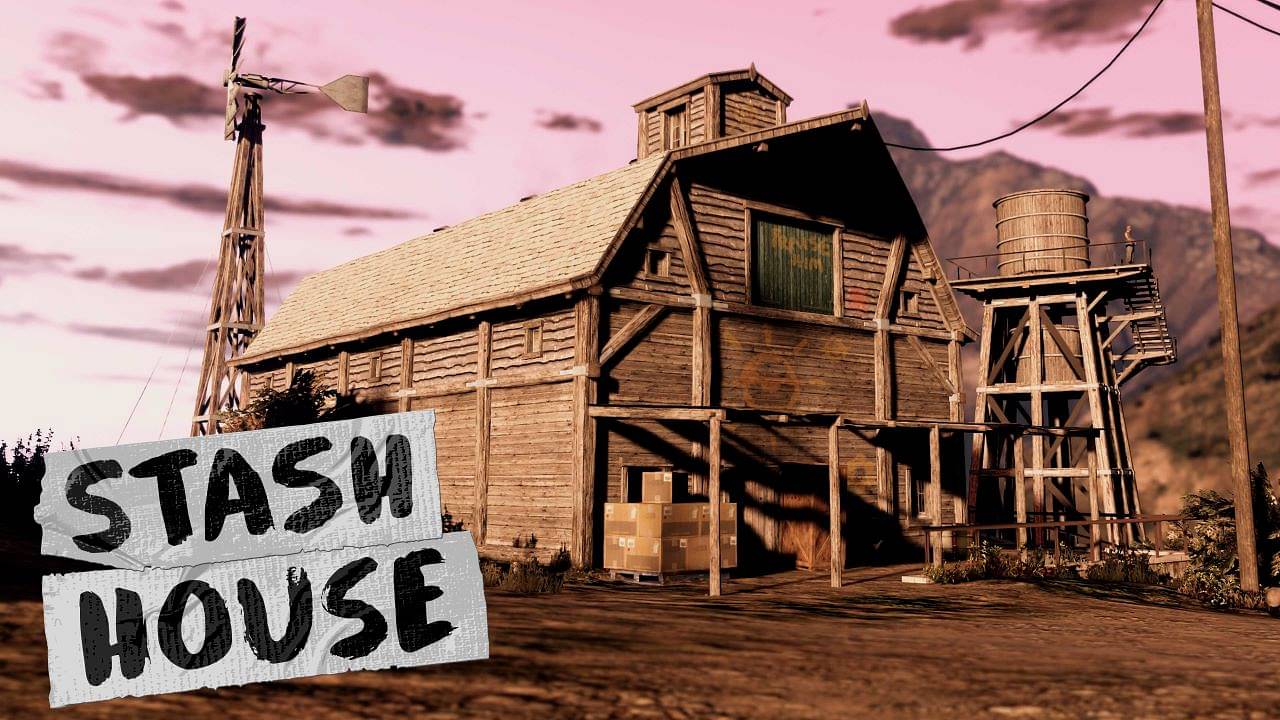 What do Stash Houses in GTA Online give you?