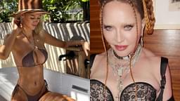 Veronika Rajek and Madonna