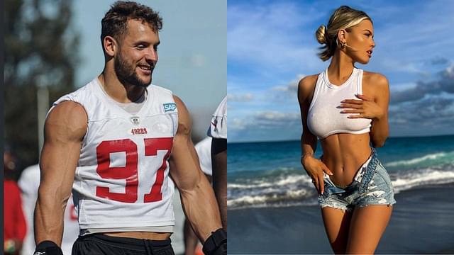 Nick Bosa and Jenna Berman