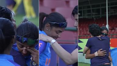 "I can understand what she must be going through": Inconsolable Harmanpreet Kaur consoled by Anjum Chopra in emotional video