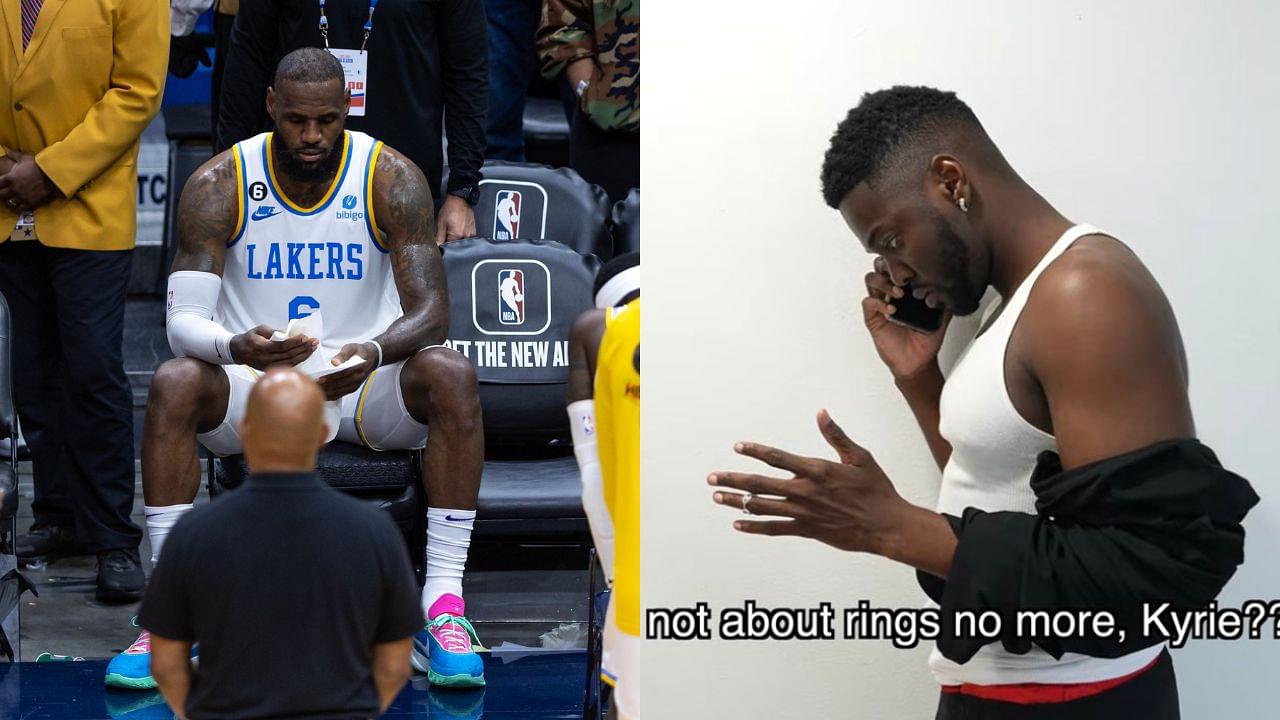 WATCH: RDCworld1’s Hilarious LeBron James Reaction to Kyrie Irving Teaming Up With Luka Doncic Over Him